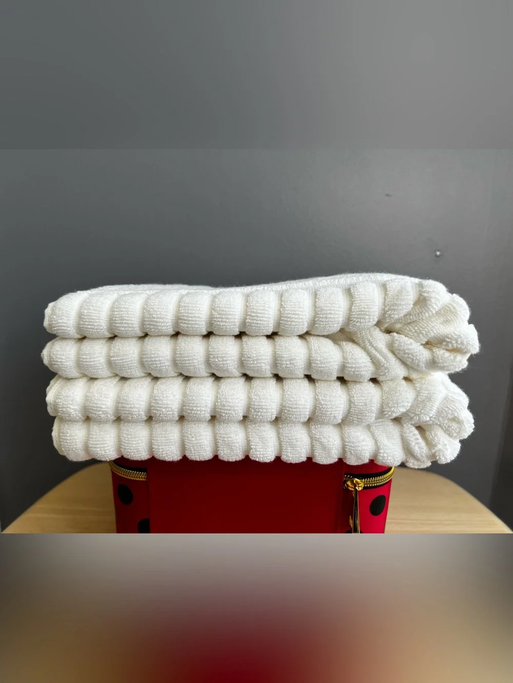 TWO IVORY TUB MATS by Terrisol From The Suite Collect are NWT